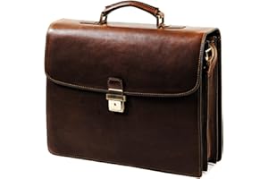 Cartable Arizona Gérard Henon Cuir De Vachette Gras Pleine Fleur 3 Soufflets GH 5228