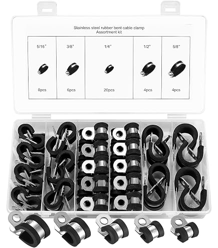 Fascette A T 40-43mm In Acciaio Inox 304 Con Guarnizione In Gomma, 2 Pezzi Per Tubi Intercooler
