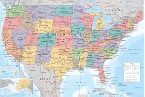 GB Eye Ltd, USA, Mappa, Maxi Poster, 61 x 91,5 cm, Studio