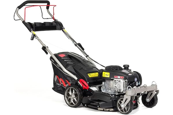NAX POWER PRODUCTS 1000S moteur Briggs & Stratton série 450E 125 cm3 largeur de coupe 42 cm panier 45l système de lavage du boîtier tondeuse thermique avec entraînement