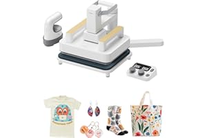 xTool 3 en 1 Presse à Chaud Kit, Presse Textile 30,5 x 25,4 cm & Mini Presse avec Plate-Forme et Pod de Commande, Machine Flocage Portable pour T-Shirts, Chaussures, DIY Cadeaux