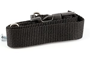 KOLPAK Kolpak Changing Station Straps (Koala) - Black Polyester Nylon Flat Belt - Genuine OEM Replacement for KB200, KB100, KB110 Baby Changing Stations