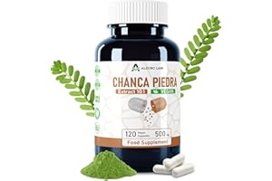Alzuro Labs Chanca Piedra | 5.000 mg equivalente (estratto di 500 mg 10:1) | 120 capsule vegane | 4 mesi | Integratore alimentare certificato GMP