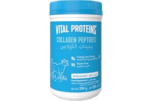 Vital Proteins Collagen Peptides, 284 g, Unflavoured Bovine-Sourced Food Supplement Powder