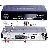 FULL HD COMBO Freeview HD + Satellite Receiver Compatible for FreeSat and Sky Dish Records by a USB Memory stick. NOT For SKY