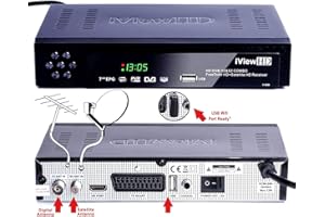 IVIEW-HD FULL HD COMBO Freeview HD + Satellite Receiver Compatible for FreeSat and Sky Dish Records by a USB Memory stick. NOT For SKY Q unless LNB to change