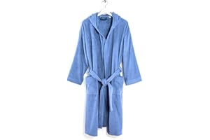 Caleffi Accappatoio con Cappuccio Soft, Cotone