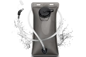 CKE Bolla d'acqua da 2 l/3 l, per zaino da trekking, a prova di perdite, senza BPA, 2 l/3 l, per corsa, escursionismo, ciclismo