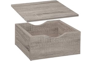 5 FIVE SIMPLY SMART 5five - tiroir et étagère 31cm Mix n modul Effet chêne Gris