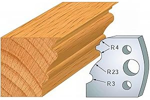 LUXOUTILS 103 : Jeu de 2 fers moulure régence ht 40 mm pour porte outils entr'axe plot 24 mm