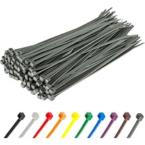 Bluespot 40055, 100 Fascette Stringicavo In Nylon Nero, 3,6x150 Mm, Con Sacchetto Richiudibile
