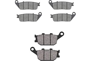 OuYi Las pastillas de freno delanteras y traseras de motocicleta son compatibles con KAWASAKI Z 650 ER650 GHF/Non ABS 2017-2020/Z 650 ER650 HHF/HJF 2017-2020/Z 750 ABS ZR 750 M7F/M8F/M9F/MAF/MBF 2007