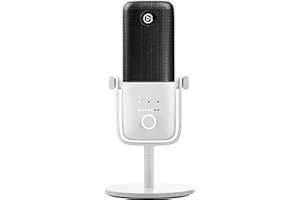 Elgato Wave:3 White - Professionelles USB-Kondensatormikrofon für Streaming, Podcasts, Gaming und Homeoffice, gratis Mixing-Software, Soundeffekt-Plugins, Anti-Verzerrung, Plug & Play, für Mac/PC