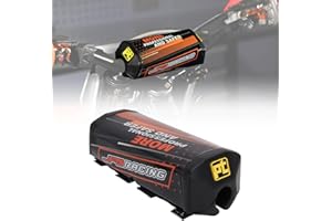 JFG RACING Almohadilla de Manillares,Manillar Protector Redondo Barra Transversal Barra Manillar Moto para Motocross Dirt Bike ATV Quad-Negro