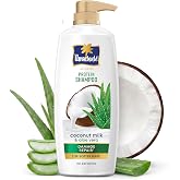 Parachute Advansed Protein Shampoo | with Coconut Milk and Aloe Vera | For up to 100% Damage Repair & up to 3X Softer Hair | Protein Lock Technology | Paraben-Free | For Men & Women | 1.2L