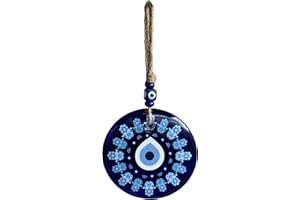 KESKIN Evil Eye,Turkish Eye, Lucky Eye, Evil Eye Wall Hanging, Nazar Amulet, Lucky Amulet,Hamsa Hand (14 x 27 cm)