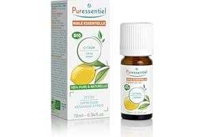 Puressentiel – Huile Essentielle Citron BIO – Contribue au soutien immunitaire – 100% pure et naturelle – HEBDD – Citrus limon – 10 ml