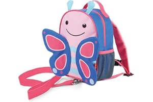 Skip Hop Zoo plecak dla dzieci, ze smyczą, smycz bezpieczeństwa, wielokolorowy, kwiat motyla