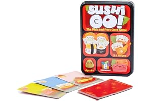 Gamewright Age 8+ , Sushi Go , Card Game , Ages 8+ , 2-5 Players , 15 Minutes Playing Time