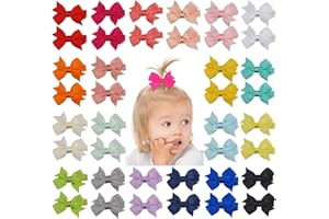 Lot de 40 barrettes à cheveux 5 cm pour bébé fille