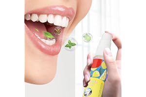 TMISHION Spray Buccal, 20 Ml de Citron Spray pour la Bouche Sèche Une Haleine Fraîche Réduit la Sécheresse de la Bouche Extrait de Plantes Portable Nettoyage des Soins Bucco-dentaires