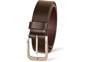 Amazon Essentials Cintura in Pelle per Jeans Classica Uomo