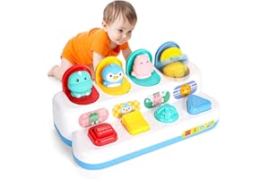 LZDMY Pop up Baby Spielzeug ab 12 Monate, Montessori Spielzeug ab 1 Jahr Motorikspielzeug ab 6 Monten Frühe Entwicklung Ursache und Wirkung Lernspielzeug Baby Ostern Geschenk Jungen Mädchen