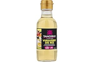TANOSHI - Vinaigre de Riz - Idéal pour Assaisonner Salades, Marinades et Riz Sushi - 150 ml