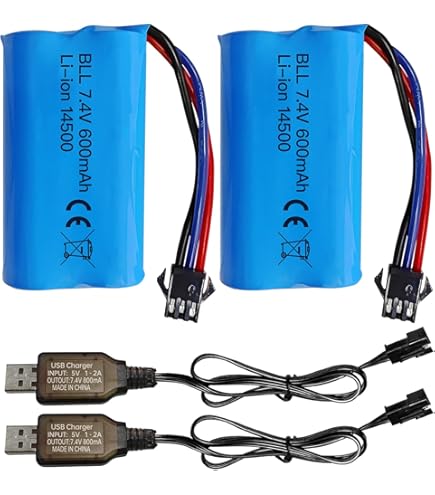 thumbnail interactive-video image 1 of 7.4v 700mah Li-ion Battery For Skytech Blue Boat H100 H102 H106 RC Ship Syma Q2 Q3 1 of 11