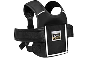 GEBRAZY Ceinture de sécurité de moto pour enfants, ceinture de sécurité réglable, matériau respirant réfléchissant pour enfants entre 2 et 12 ans