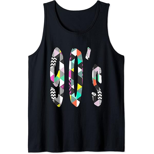 90er Jahre Tank Top Damen Herren - Retro Outfit Für Disco Party & Karneval