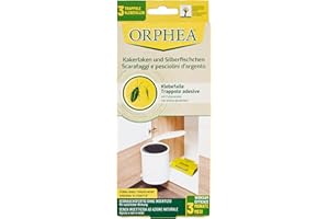Orphea, Trappola Scarafaggi e Pesciolini d'Argento, Effetto a Lunga Durata, senza Insetticidi, per Pesci d'Argento