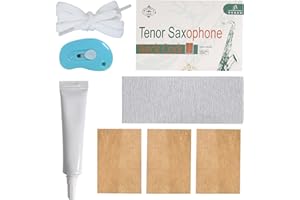 ROCHIX 1890 Tenor Saxophone Neck Cork, 3pcs Saxophone Neck Cork, Saxophone Cork Replacement Kit for Alto/Soprano/Tenor Saxophone