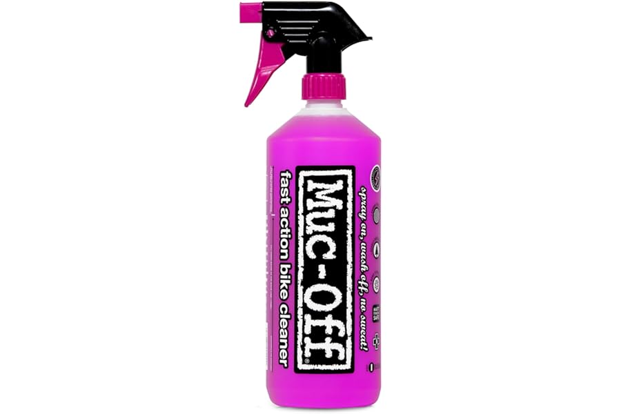 Muc-Off Nano Tech Bike Cleaner - Advanced Cleaning with Nano Technology - Biodegradable and Solvent-Free - Safe on Carbon Fibre - Bike Cleaner for MTB, Road & Gravel - 1L