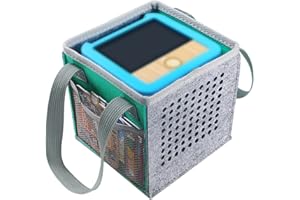 Seracle Fall Reise Schutz Filz Tasche Case Etui Hülle für Tigerbox TOUCH - Kabbellose Streamingbox für Kinder (Grün)