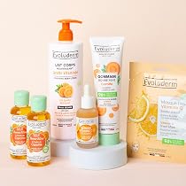 EVOLUDERM Reinigungsgel Mit Vitamin C – 3x500 Ml, Vegan, 97% Natürlicher Ursprung