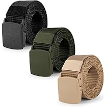 Build A Belt Cintura Da Uomo Con Fibbia In Argento Flip Top Larga 1,5" E Cintura In Tela - Italia - Foto 9