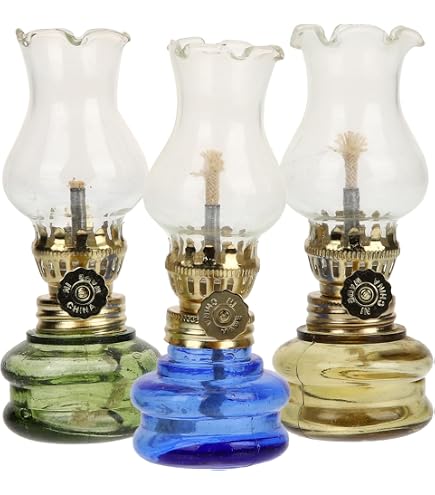 SUNOYA Lape à Huile Interieur, Lape à Pétrole Vintage en Verre
