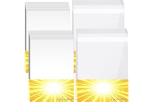 Epakh 240 Pieces Current Comic Book Bags & Boards Transparent Storage Reusable Clear Magazine Protector for 7 1/4x10 1/2 Inches Regular Comics Protection Supplies, White