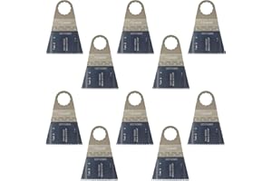 SabreCut SC65J_10 - Cuchillas de corte grueso (65 mm, compatibles con Fein SuperCut y Festool Vecturo (no StarLock), multiherramienta oscilante, 10 unidades)
