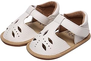 IQYU Zapatos de niño recién nacido único primera niña verano hueco zapatos sandalias para 324M niño niño niño plano sandalias de bebé mocasines niños 23