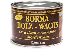 BORMA WACHS 500 ml de cire pour bois certifié EN-71/3 (08 - incolore)