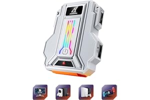 AIMZENIX Striker PRO Keyboard and Mouse Adapter for PS4, PS3, Switch, PC, Xbox One, Xbox 360, Xbox Series S/X, Headphone Support, App Customization, White, AX300