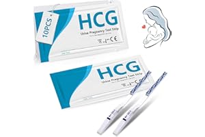 BABY MOLOVE 10 pièces test de précoce Grossesse,Détection précoce de la grossesse,Test de grossesse,Emballé individuellement Blue Line test de Grossesse Précoce