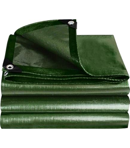 Lona PVC Impermeable Verde | 4x4m | Resistente Multiusos