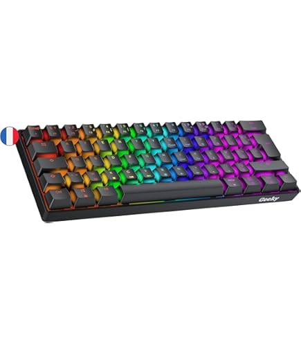 THE G-LAB KEYZ RUBIDIUM Clavier mécanique Red switch et RGB - repose