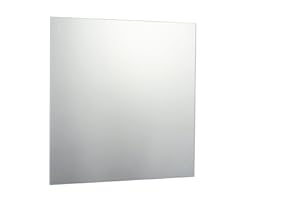 W WATERSTONE MIRRORS & FRAMES Waterstone ® Plain Frameless Glass Mirror No Fittings Included (60 x 60cm Square)