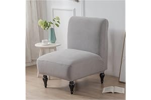 AQIGR Sesselbezug/Sofabezug ohne Armlehnen Elastischer für 1-Sitzer-Sofa Stretch Samt Stuhlschonbezüge Sesselschoner Abnehmbare Waschbare für Wohnzimmer Hotel Haus Esszimmer ( Color : #20 , Size : 2PCS )