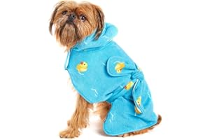 BarkBox Toalla de baño para Perro, Ligera, súper Linda, de Secado rápido, diseño de Pato (pequeño)