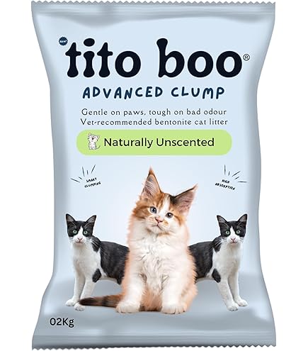 Buy Tito Boo Advanced Clump Cat Litter - 2kg Pack Lavendar & Lemon